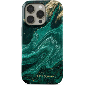 Burga Tough Zadný kryt puzdro s MagSafe pre Apple iPhone 16 Pro - Emerald Pool
