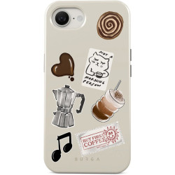 Burga Tough Zadný kryt puzdro s MagSafe pre Apple iPhone 16e - Oat Milk Please