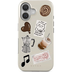 Burga Tough Zadný kryt puzdro s MagSafe pre Apple iPhone 16 - Oat Milk Please