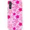 Burga Tough Back Cover Case for Samsung Galaxy A34 - Plastic Sky Limited Barbie Edition