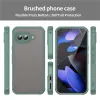 Phonesta AirFrost Zadný kryt puzdro pre Google Pixel 9a - Matná zelená 3