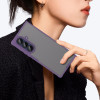 Phonesta AirFrost Zadný kryt puzdro pre Samsung Galaxy Z Fold 7 - Matná fialová 3