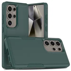 Phonesta ImpactShield Zadný kryt puzdro pre Samsung Galaxy S25 Ultra - Tmavozelená