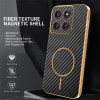 Phonesta Luxury Carbon Fiber Zadný kryt puzdro s MagSafe pre Motorola Edge 60 Pro - Čierna 3