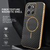Phonesta Luxury Carbon Fiber Zadný kryt puzdro s MagSafe pre Motorola Moto G86 - Čierna 2