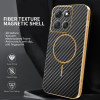 Phonesta Luxury Carbon Fiber Zadný kryt puzdro s MagSafe pre Motorola Moto G86 Power - Čierna 2