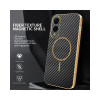 Phonesta Luxury Carbon Fiber Zadný kryt puzdro s MagSafe pre Samsung Galaxy S25 Edge - Čierna 2