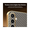 Phonesta Luxury Carbon Fiber Zadný kryt puzdro s MagSafe pre Samsung Galaxy S25 FE - Hnedá 8