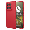 Phonesta Soft Silk Silikónový Zadný kryt puzdro pre Motorola Edge 70 - Červená