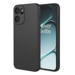 Phonesta Soft Silk Silikónový Zadný kryt puzdro pre OnePlus 15R - Čierna
