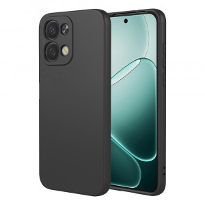 Phonesta Soft Silk Silikónový Zadný kryt puzdro pre Oppo A6 Pro - Čierna