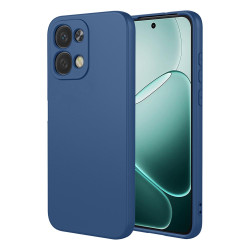 Phonesta Soft Silk Silikónový Zadný kryt puzdro pre Oppo A6 Pro - Tmavomodrá