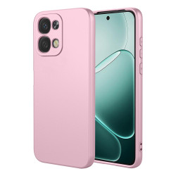 Phonesta Soft Silk Silikónový Zadný kryt puzdro pre Oppo A6 Pro - Ružová