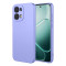 Phonesta Soft Silk Silikónový Zadný kryt puzdro pre Oppo A6 Pro - Fialová