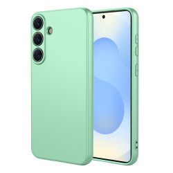 Phonesta Soft Silk Silikónový Zadný kryt puzdro pre Samsung Galaxy S26 Plus - Matcha zelená