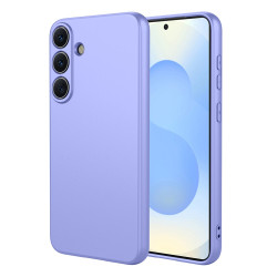 Phonesta Soft Silk Silikónový Zadný kryt puzdro pre Samsung Galaxy S26 Plus - Fialová