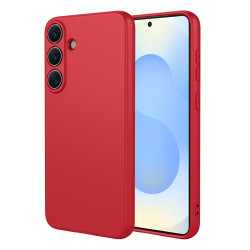 Phonesta Soft Silk Silikónový Zadný kryt puzdro pre Samsung Galaxy S26 Plus - Červená