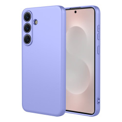 Phonesta Soft Silk Silikónový Zadný kryt puzdro pre Samsung Galaxy S26 - Fialová