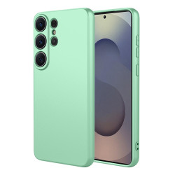 Phonesta Soft Silk Silikónový Zadný kryt puzdro pre Samsung Galaxy S26 Ultra - Matcha zelená