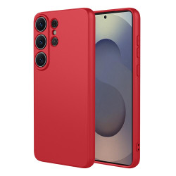 Phonesta Soft Silk Silikónový Zadný kryt puzdro pre Samsung Galaxy S26 Ultra - Červená