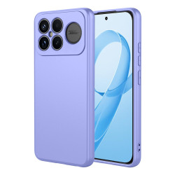 Phonesta Soft Silk Silikónový Zadný kryt puzdro pre Xiaomi Poco F8 Ultra - Fialová