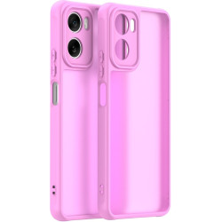 Phonesta AirFrost Zadný kryt puzdro pre Motorola Moto G06/G06 Power - Matná žuvačková ružová