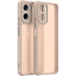 Phonesta AirFrost Zadný kryt puzdro pre Motorola Moto G06/G06 Power - Matná pieskovcová béžová