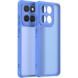 Phonesta AirFrost Zadný kryt puzdro pre Motorola Edge 60 / Edge 60 Fusion - Matná zafírová modrá