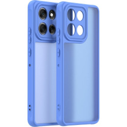 Phonesta AirFrost Zadný kryt puzdro pre Motorola Moto G86/G86 Power - Matná zafírová modrá