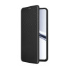 Phonesta Carbon Fiber Skin Book Peňaženkové puzdro pre Xiaomi Redmi Note 15 4G/5G / Xiaomi Poco M8 - Čierne 2