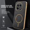Phonesta Luxury Carbon Fiber Zadný kryt puzdro s MagSafe pre OnePlus 13R - Čierna 3