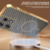 Phonesta Luxury Carbon Fiber Zadný kryt puzdro s MagSafe pre Motorola Edge 50 Pro - Hnedá 2