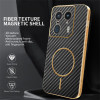Phonesta Luxury Carbon Fiber Zadný kryt puzdro s MagSafe pre Motorola Edge 50 Ultra - Čierna 3