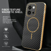 Phonesta Luxury Carbon Fiber Zadný kryt puzdro s MagSafe pre Oppo A6 Pro - Čierna 2