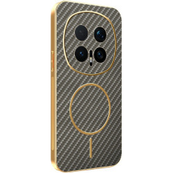 Phonesta Luxury Carbon Fiber Zadný kryt puzdro s MagSafe pre HONOR Magic8 Pro - Hnedá