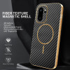 Phonesta Luxury Carbon Fiber Zadný kryt puzdro s MagSafe pre OnePlus 15R - Cierna 2