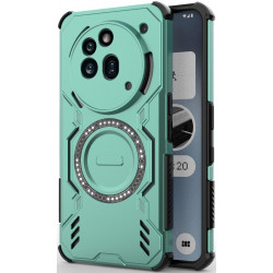 Phonesta Shield Armor Zadný kryt puzdro s MagSafe pre Nothing Phone (3a) Pro - Zelená