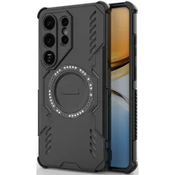 Phonesta Shield Armor Zadný kryt puzdro s MagSafe pre Samsung Galaxy S26 Ultra - Čierne