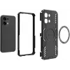 Phonesta Shield Armor Zadný kryt puzdro s MagSafe pre Oppo A6 Pro - Čierne 6