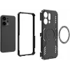 Phonesta Shield Armor Zadný kryt puzdro s MagSafe pre Oppo Reno14 - Čierne 6