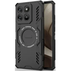 Phonesta Shield Armor Zadný kryt puzdro s MagSafe pre Motorola Edge 70 - Čierne