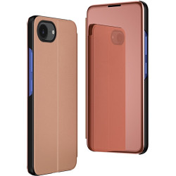 Phonesta Smart Mirror View Knikové puzdro pre Apple iPhone 16e - Ruovozlatá