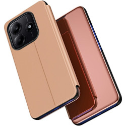 Phonesta Smart Mirror View Knikové puzdro pre Xiaomi Redmi Note 14 5G - Ruovozlatá