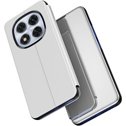 Phonesta Smart Mirror View Knikové puzdro pre Xiaomi Redmi Note 14 Pro 5G / Xiaomi Poco X7 - Strieborná