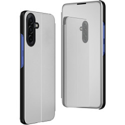 Phonesta Smart Mirror View Knikové puzdro pre Samsung Galaxy A17/A26 - Strieborná
