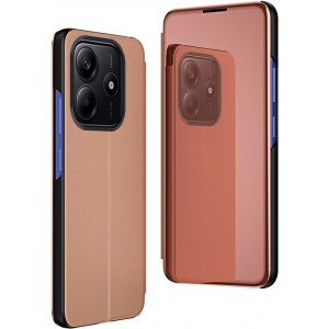 Phonesta Smart Mirror View Knikové puzdro pre Xiaomi Redmi Note 14 4G 164.8mm - Ruovozlatá