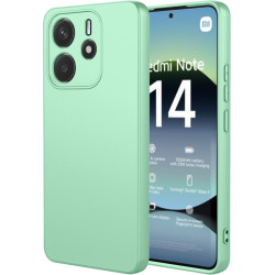 Phonesta Soft Silk Silikónový Zadný kryt puzdro pre Xiaomi Redmi Note 14 4G 164.8mm - Matcha zelená