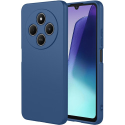 Phonesta Soft Silk Silikónový Zadný kryt puzdro pre Xiaomi Redmi 14C / Xiaomi Poco C75 - Tmavomodrá