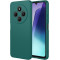 Phonesta Soft Silk Silikónový Zadný kryt puzdro pre Xiaomi Redmi 14C / Xiaomi Poco C75 - Tmavozelená