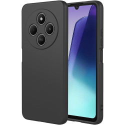 Phonesta Soft Silk Silikónový Zadný kryt puzdro pre Xiaomi Redmi 14C / Xiaomi Poco C75 - Čierna